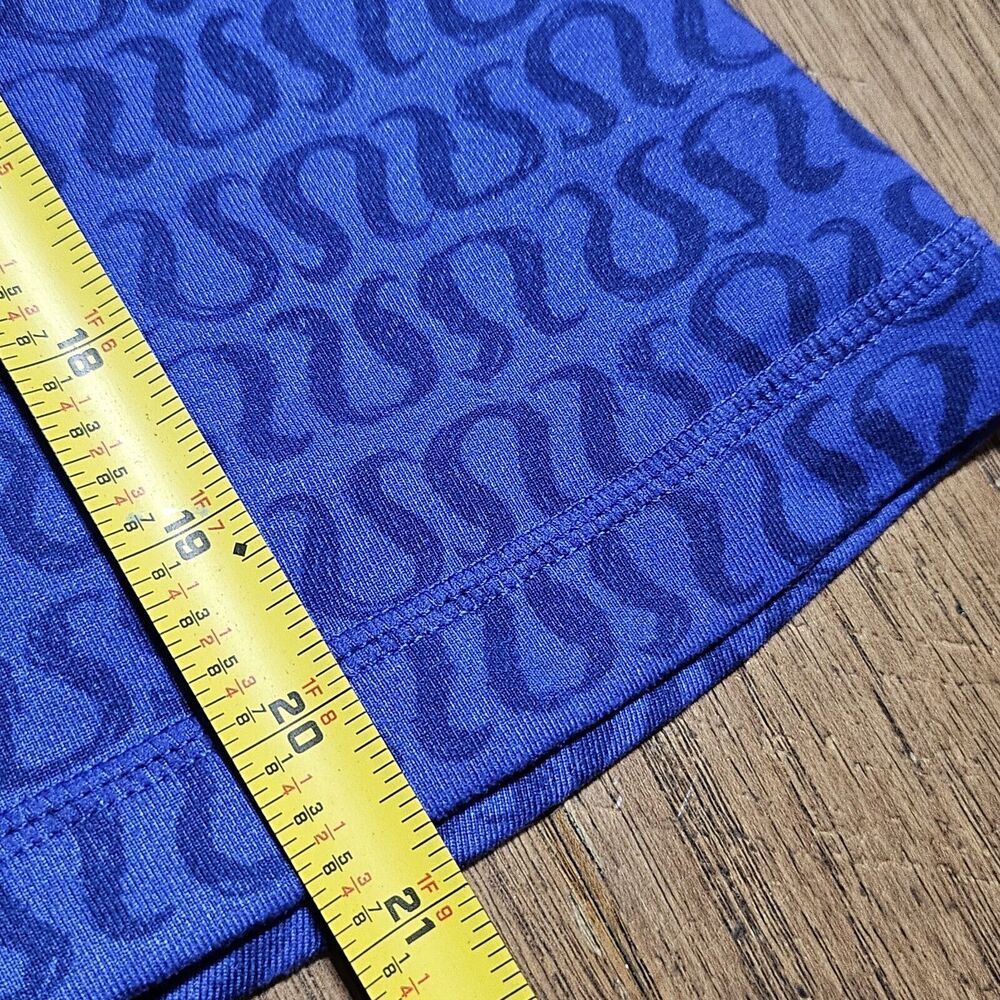 Lululemon Blue Purple Whisper Horseshoe Logo Tank Size 4 - Picture 7 of 7